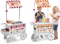 Melissa & Doug Wooden Snacks and Sweets, Ice Cream, Hot Dog Cart
